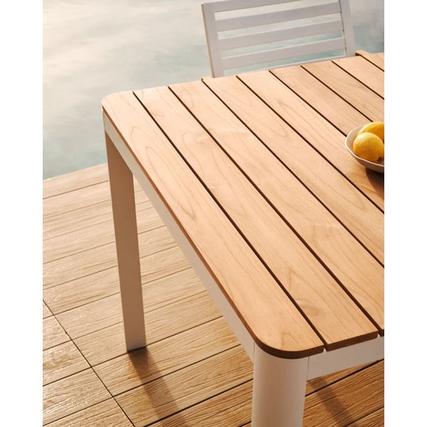 Alumīnija dārza ēdamgalds 90x163 cm Bona – Kave Home-image-4