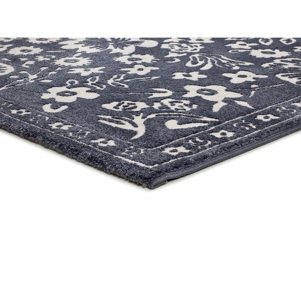 Tumši zils paklājs 133x190 cm Amara – Universal-image-2