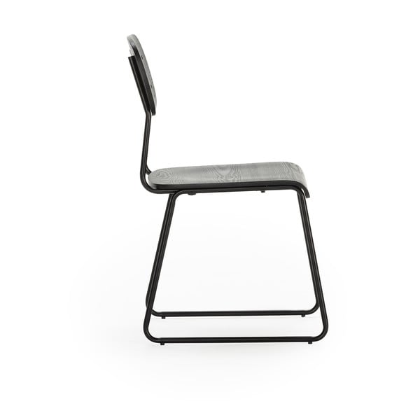 Melni pusdienu krēsli (2 gab.) Aira – Marckeric-image-4