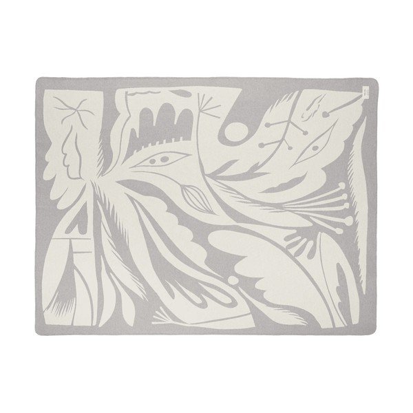 Gaiši pelēks pleds 165x200 cm Lino – noo.ma