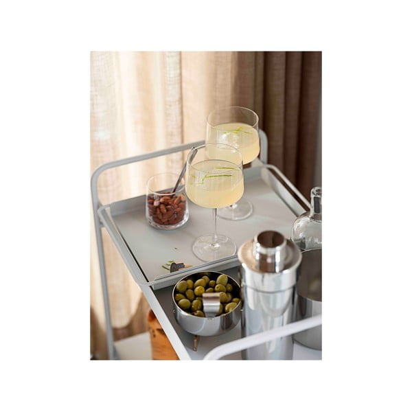 Metāla servēšanas galdiņš uz riteņiem 40.5x61 cm A-Cocktail – Zone-image-4