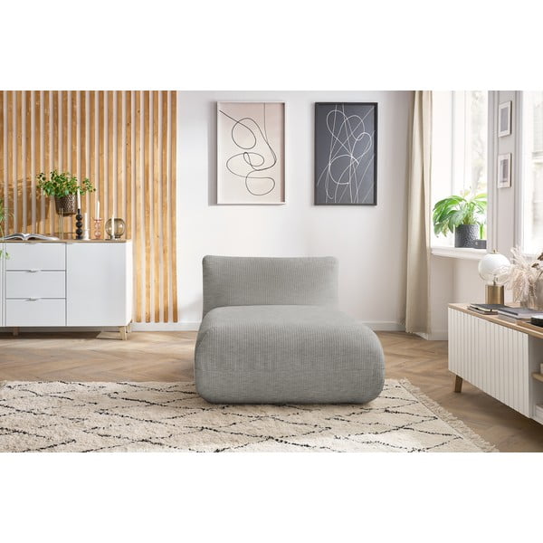 Bēšs velveta dīvāna modulis Lecomte – Bobochic Paris-image-1