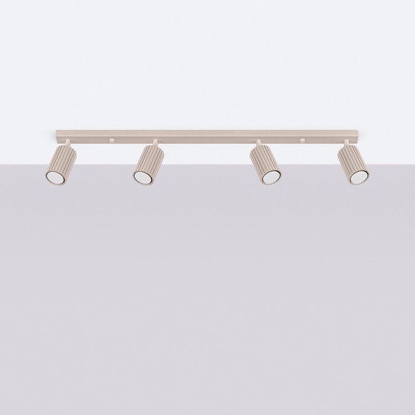 Pelēkbrūna metāla prožektora tipa lampa 6,5x81 cm Gleam – Sollux-image-2