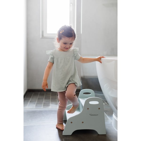 Gaiši zils pakāpšanās soliņš Aquamarine – Kindsgut-image-1