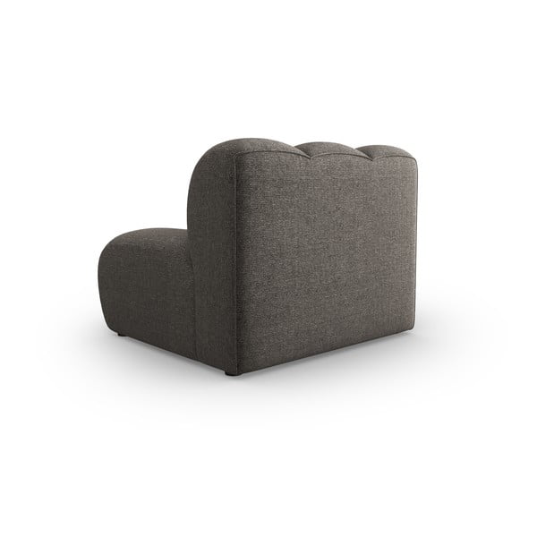 Tumši pelēks modulārais dīvāns (vidējā moduļa) Lupine – Micadoni Home-image-3