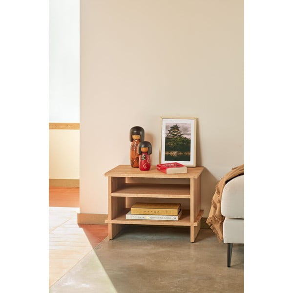 Dabīga toņa naktsskapītis ar ozolkoka imitāciju Inari – Teulat-image-1