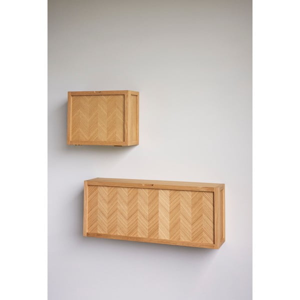 Atvāžams apavu plaukts no ozolkoka Herringbone – Hübsch-image-2