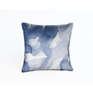 Zils samta spilvens Velvet Atelier Abstract, 45 x 45 cm