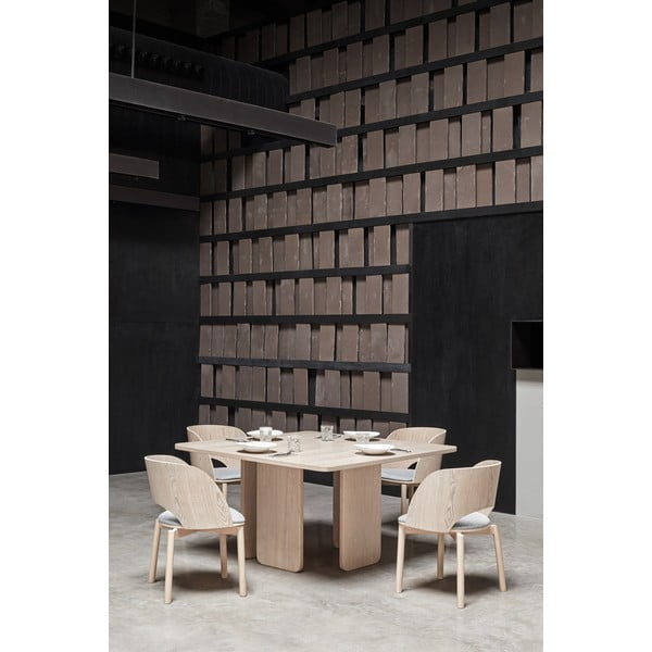 Ēdamistabas galds ar oša finieri Teulat Arq, 137 x 137 cm-image-2