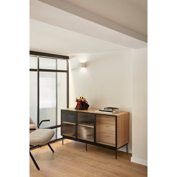 Kumode ar ozolkoka finieri Teulat Blur, platums 140 cm-image-1