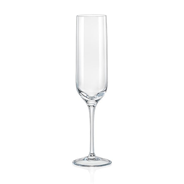 6 šampanieša glāžu komplekts Crystalex Uma, 200 ml