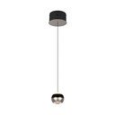Melna/sudraba krāsas LED piekaramā lampa ø 15,5 cm Orbit – Trio Select