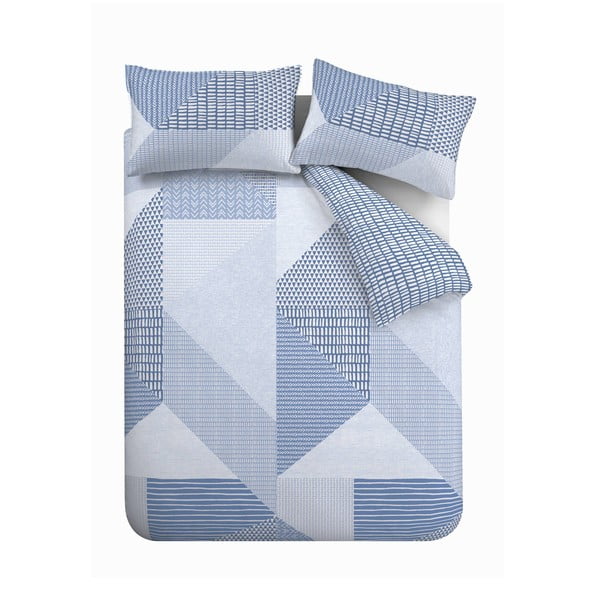 Zila gultas veļa 200x135 cm Larsson Geo – Catherine Lansfield