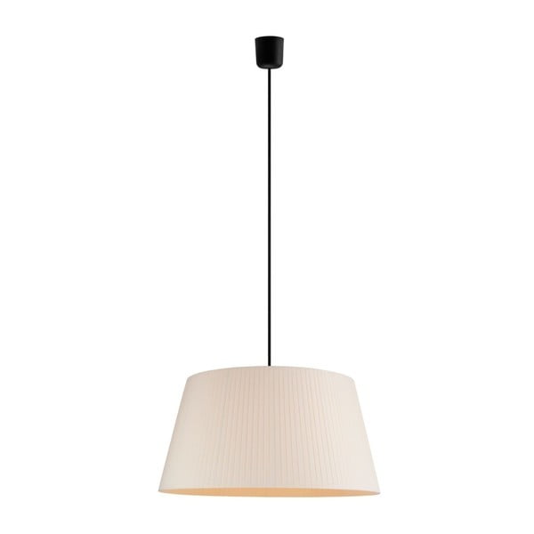 Krēmkrāsas griestu lampa Sotto Luce KAMI, Ø 54 cm