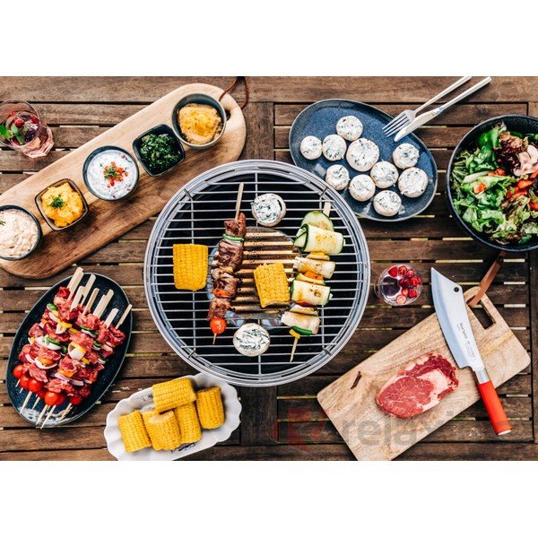 Kokogļu/pārnēsājams grils ø 35 cm Classic – LotusGrill-image-1