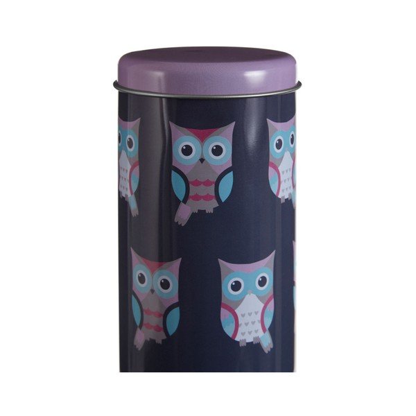 Apaļa skārda kārba Premier Housewares Happy Owls, Ø 8 x 18 cm-image-3
