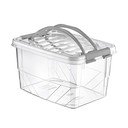 Plastmasas uzglabāšanas kaste ar vāku 35x26x21,5 cm Multi Hand – Orion