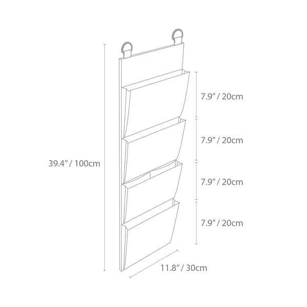 Bēšs piekaramais organizators Bigso Box of Sweden Hang-image-3