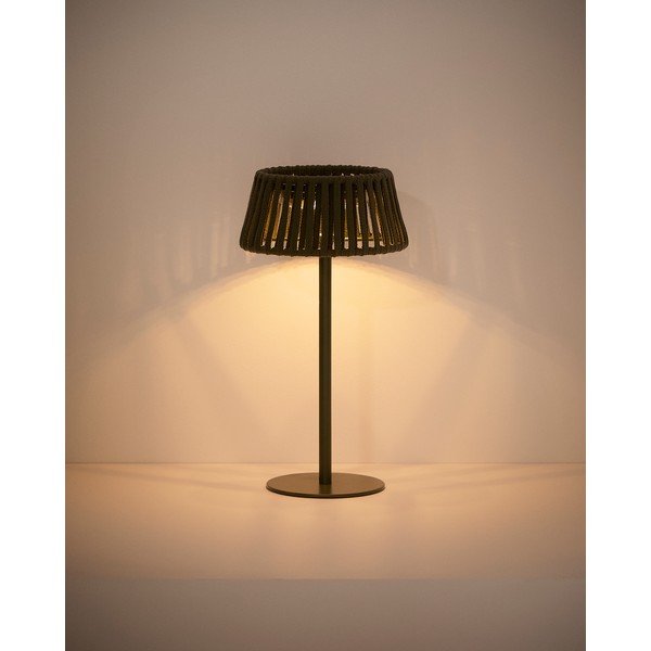 LED galda/pārvietojams āra gaismeklis ar saules baterijām (augstums 30 cm) Aldet – Kave Home-image-3