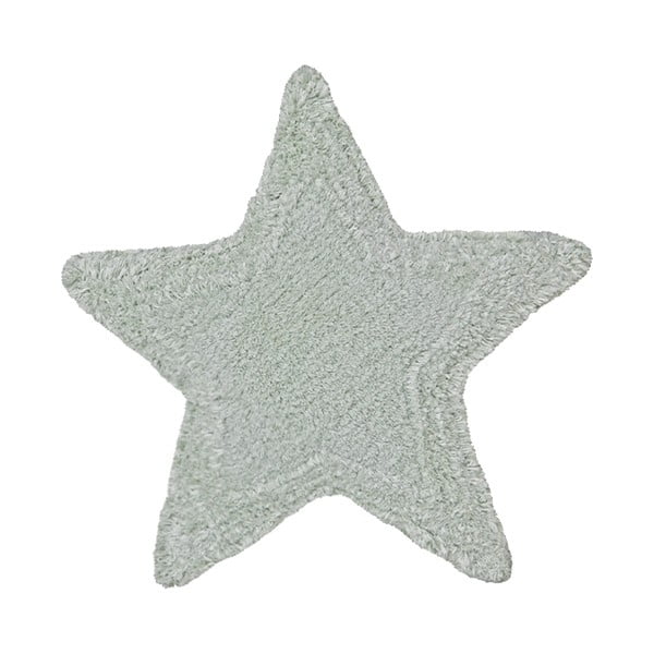 Kokvilnas bērnu spilvens 54x54 cm Stella Blue Sage – Lorena Canals