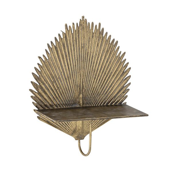 Zelta krāsas metāla sienas plaukts 26 cm Venche – Bloomingville-image-2