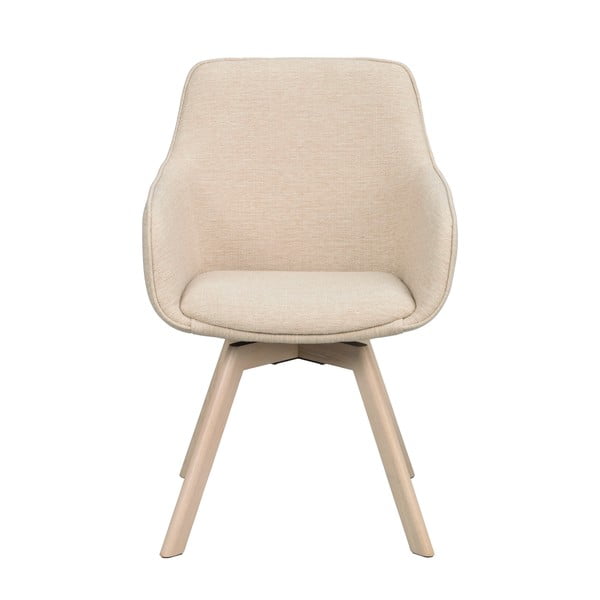 Bēši polsterēti ēdamistabas krēsli (2 gab.) Alison – Rowico-image-2