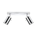 Sudraba krāsas metāla prožektora tipa lampa 6x30 cm Etna – Sollux