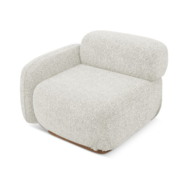 Krēmkrāsas modulārā dīvāna daļa (ar kreiso stūri) Ailani – Makamii-image-2