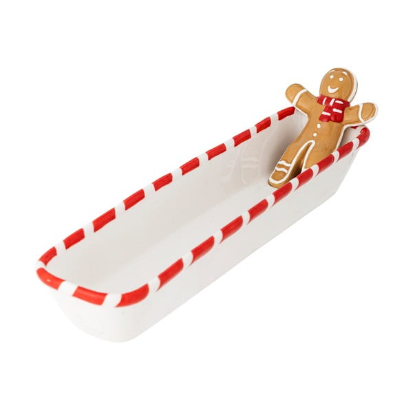 Balta keramikas bļodiņa ar Ziemassvētku motīvu 110 ml Ginnie – Bloomingville-image-3