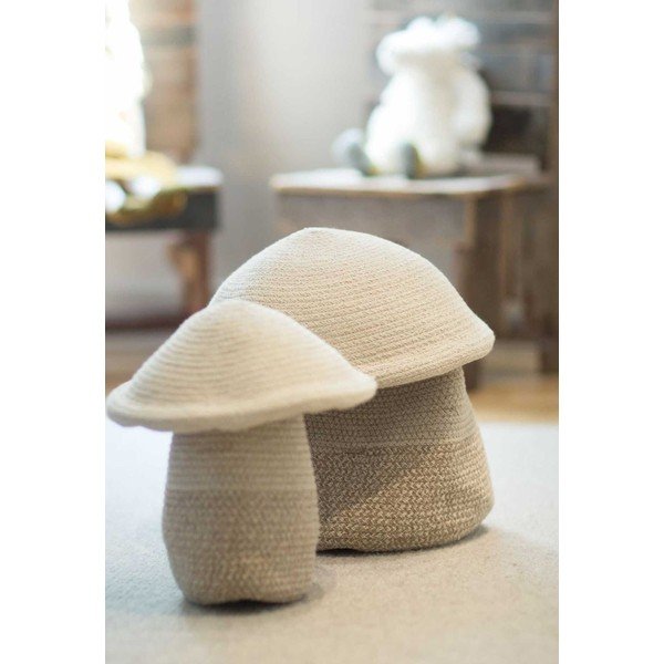 Bēšs tekstila bērnu rotaļlietu grozs ø 33x38 cm Mama Mushroom – Lorena Canals-image-4