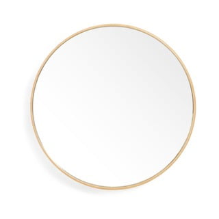 Sienas spogulis ar ozolkoka rāmi Wireworks Glance, ø 45 cm