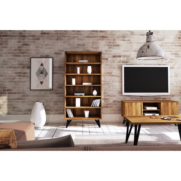 Ozolkoka grāmatplaukts 91x185 cm Golo – The Beds-image-1