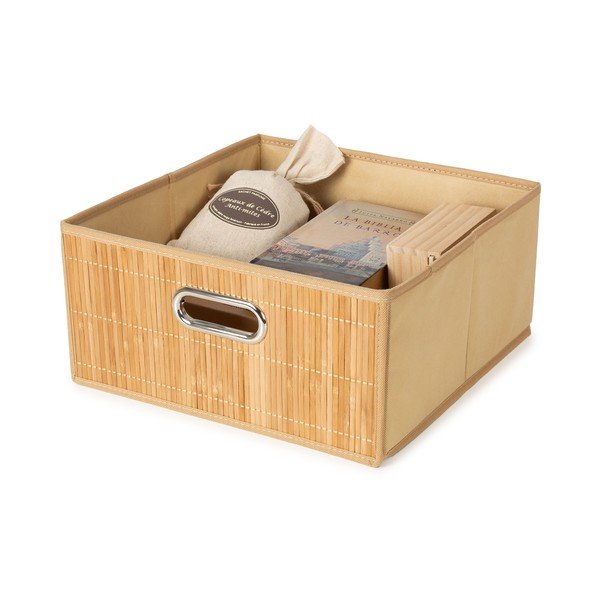 Bambusa uzglabāšanas grozs 31x31x15 cm Anji – Compactor