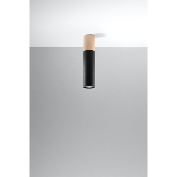 Melna griestu lampa Sollux Paul-image-3
