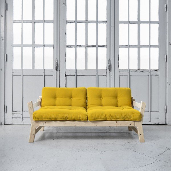Dīvāns gulta Karup Step Natural/Amarillo-image-1