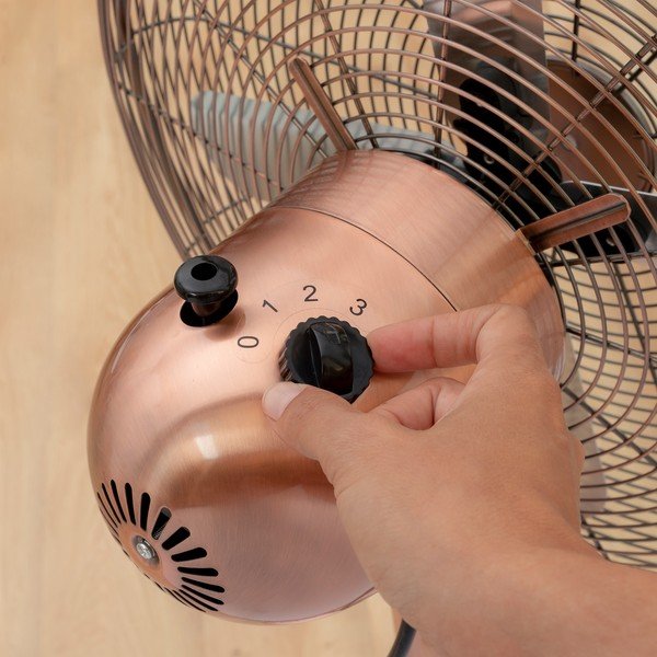 Regulējams ventilators vara krāsā InnovaGoods Retro-image-2