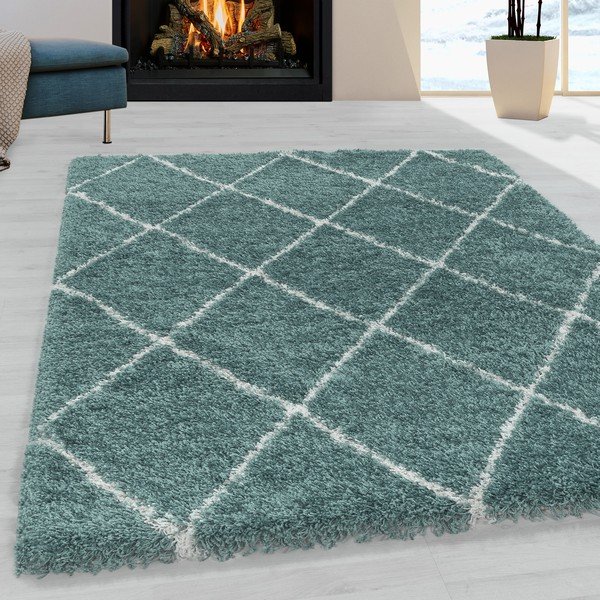 Tirkīzzils paklājs 80x150 cm Alvor – Ayyildiz Carpets-image-1