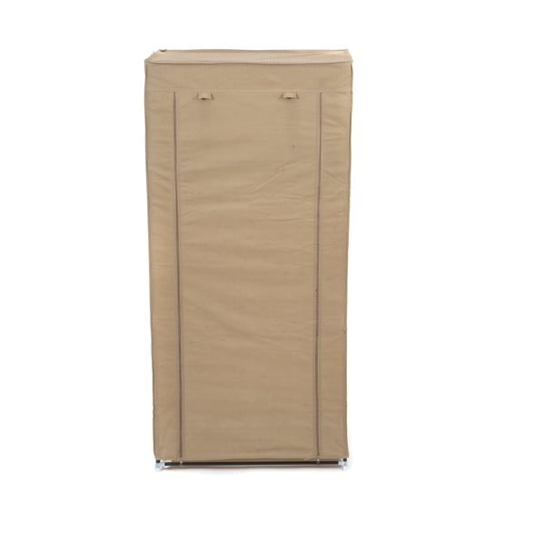 Bēšs tekstila drēbju skapis Compactor Wardrobe, augstums 147 cm-image-2