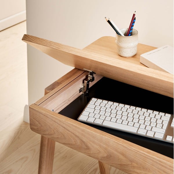 Darba galds ar ozolkoka virsmu 110x55,5 cm Home – Hammel Furniture-image-4