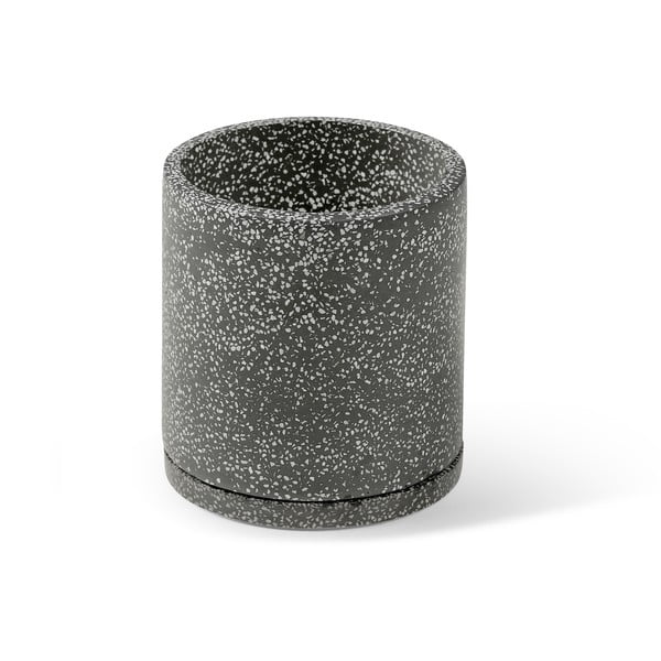 Tumši pelēks puķu pods Bonami Selection Terrazzo, ø 34 cm-image-4