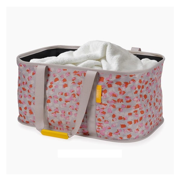 Sarkans/pelēks tekstila salokāms veļas grozs 35 l Hold-All – Joseph Joseph
