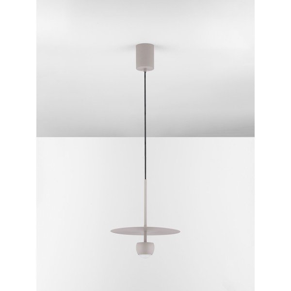 Bēša alumīnija LED piekaramā lampa ø 30 cm Edem – Nova Luce-image-3
