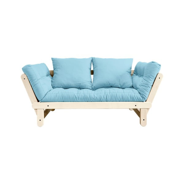 Izvelkamais dīvāns Karup Design Beat Natural Clear/Light Blue