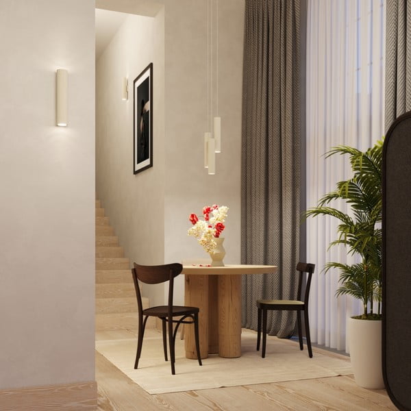 Krēmkrāsas sienas lampa Castro – Sollux-image-1