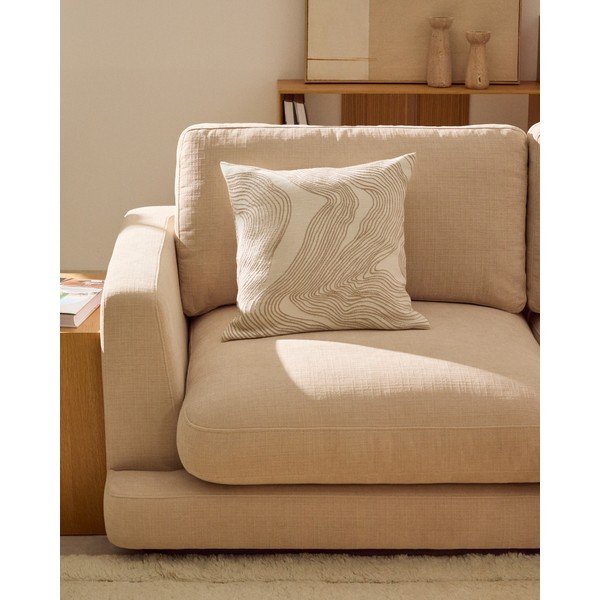 Kokvilnas spilvendrāna 50x50 cm Ondara – Kave Home-image-1