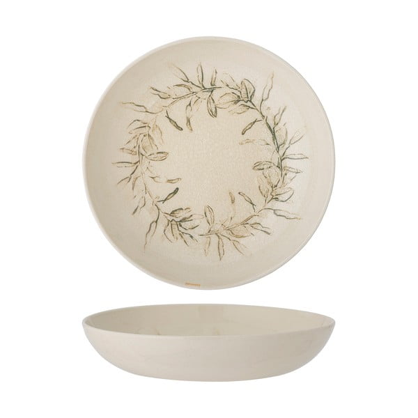 Krēmkrāsas māla bļodiņa ar Ziemassvētku motīvu 450 ml Hollie – Bloomingville-image-2