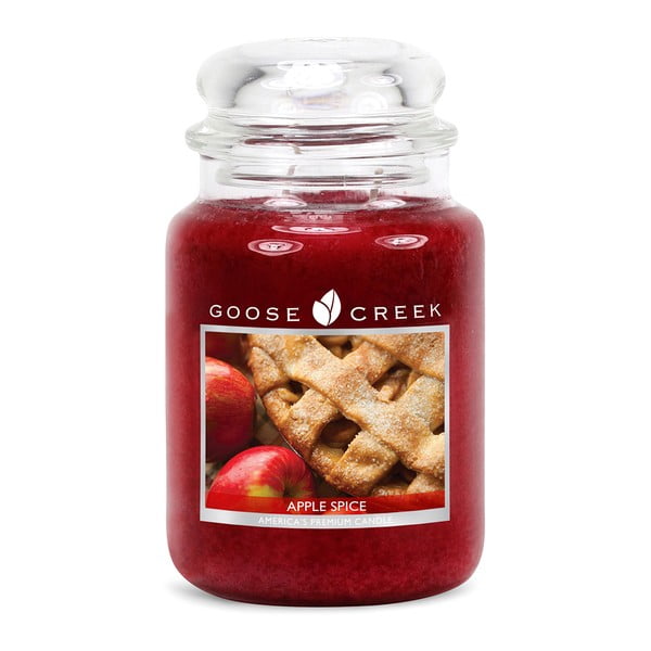 Aromatizēta svece stikla burciņā Goose Creek Apple Spice, deg 150 stundas