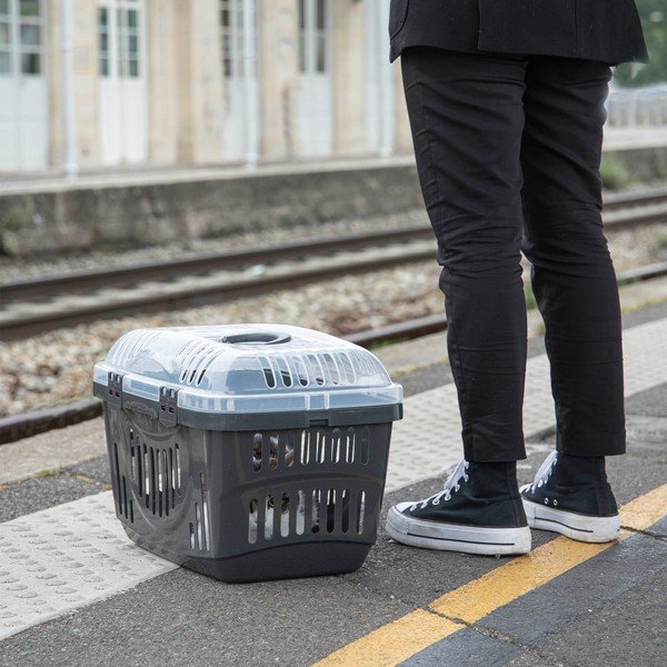 Mājdzīvnieku pārvadāšanas būris mājdzīvniekiem 33x49 cm – Love Story-image-1