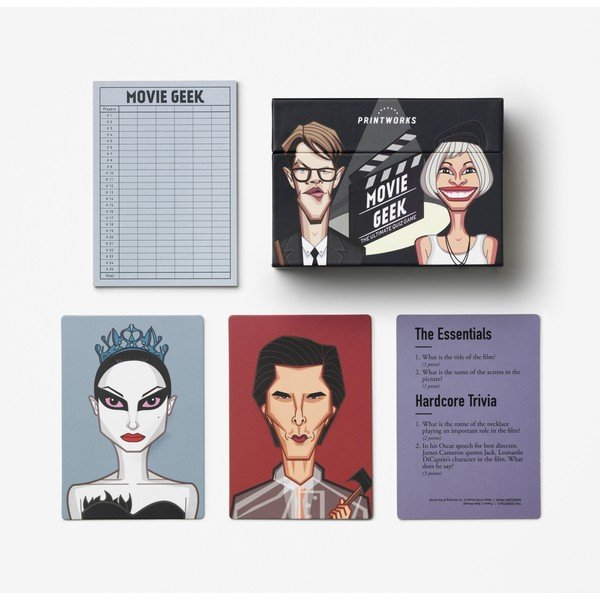 Sociālā spēle Trivia game Movie geek – Printworks