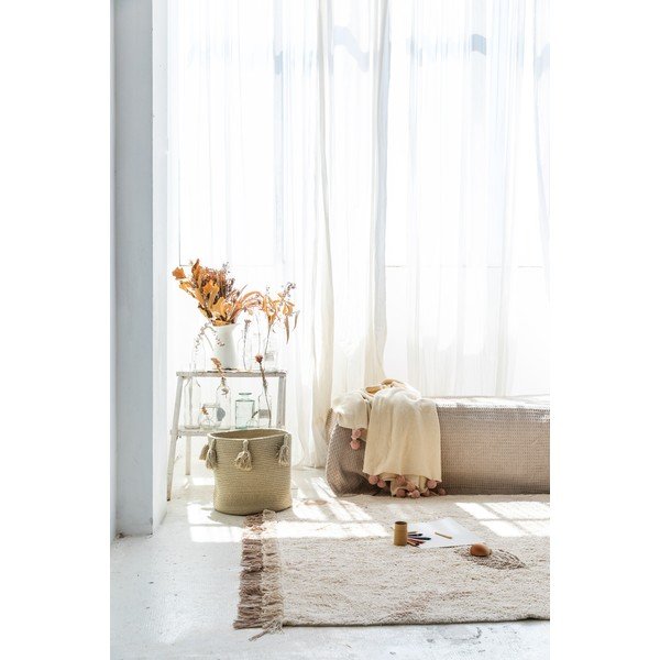 Krēmkrāsas mazgājams/ar rokām darināts kokvilnas bērnu paklājs 170x240 cm Pine Forest – Lorena Canals-image-3